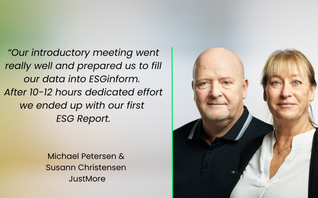 First ESG-report for JustMore